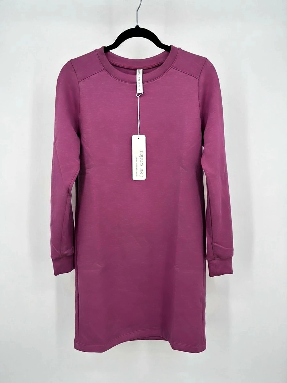 Dear Scarlett Long Sleeve Mini Dress in Pink Size Medium NWT